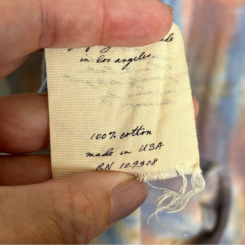 Raquel Allegra Flutter Tie Dye Dress S - Picture 8 of 9